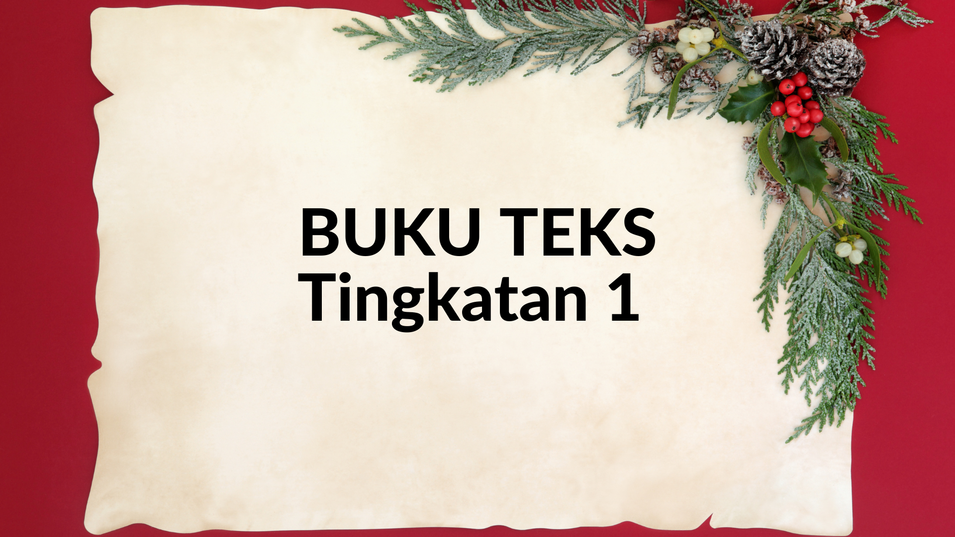 Senarai Buku Teks Tingkatan 1