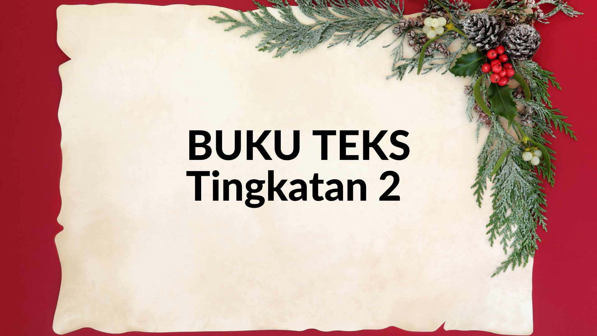 Senarai Buku Teks Tingkatan 2